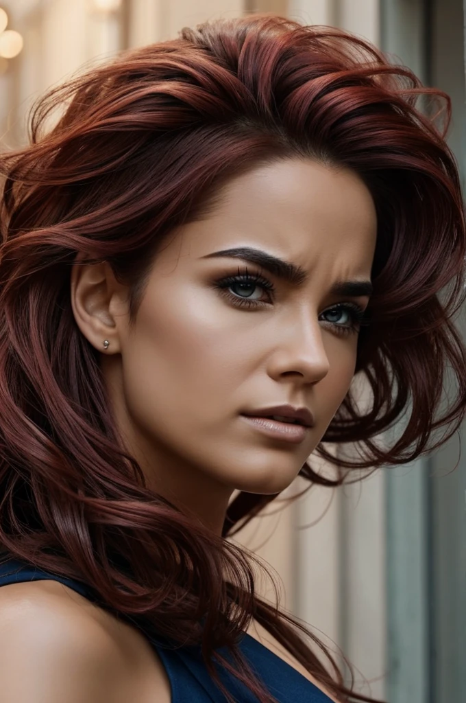 What would hair of intense fury be like in real life and as a woman?