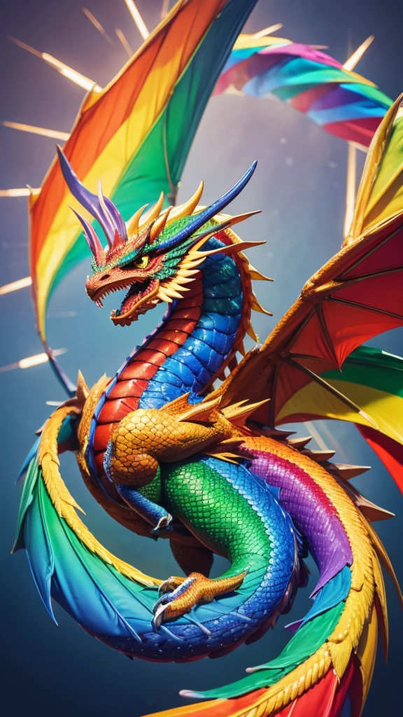 Rainbow Dragon Money Luck