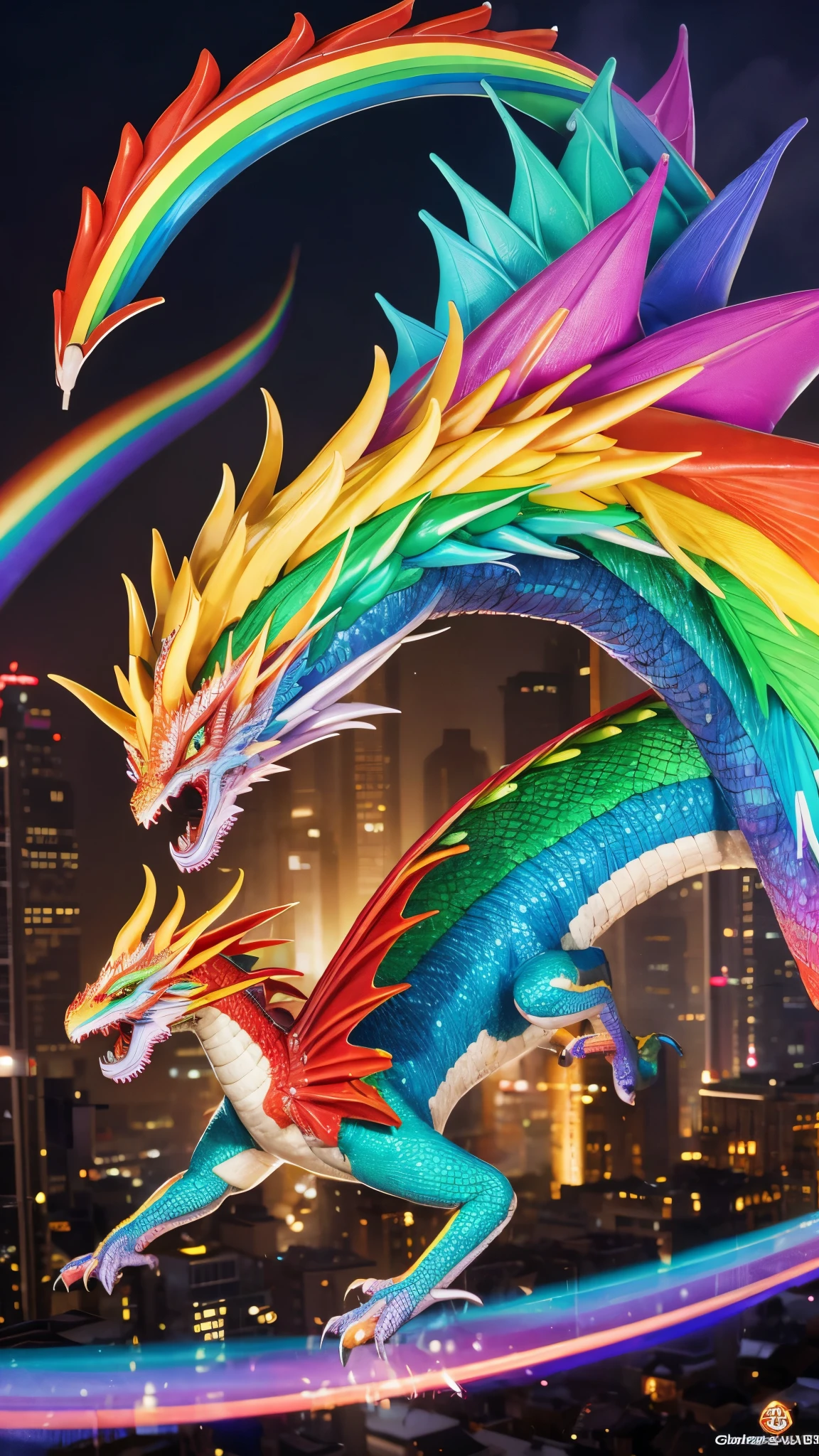 Rainbow Dragon Money Luck