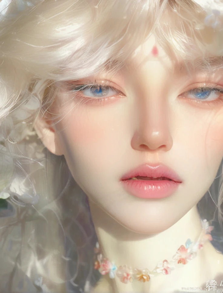 (masterpiece, best quality, dreamlike, hyperrealistic, 4k, 1boy:1.35), (Prince Narcissus is a beautiful royal translucent albino lithe slender androgynous male parasitic flower, Prince of Flowers, narcissistic vain squeamish haughty overflown with scorn and disdain matching his exceptional beauty, his beautiful eyes are enthralling, his smell is exotic and enthralling permeated with hallucinogens and pheromones, anyone can castrate him, he is such a fragile beauty:1.65)