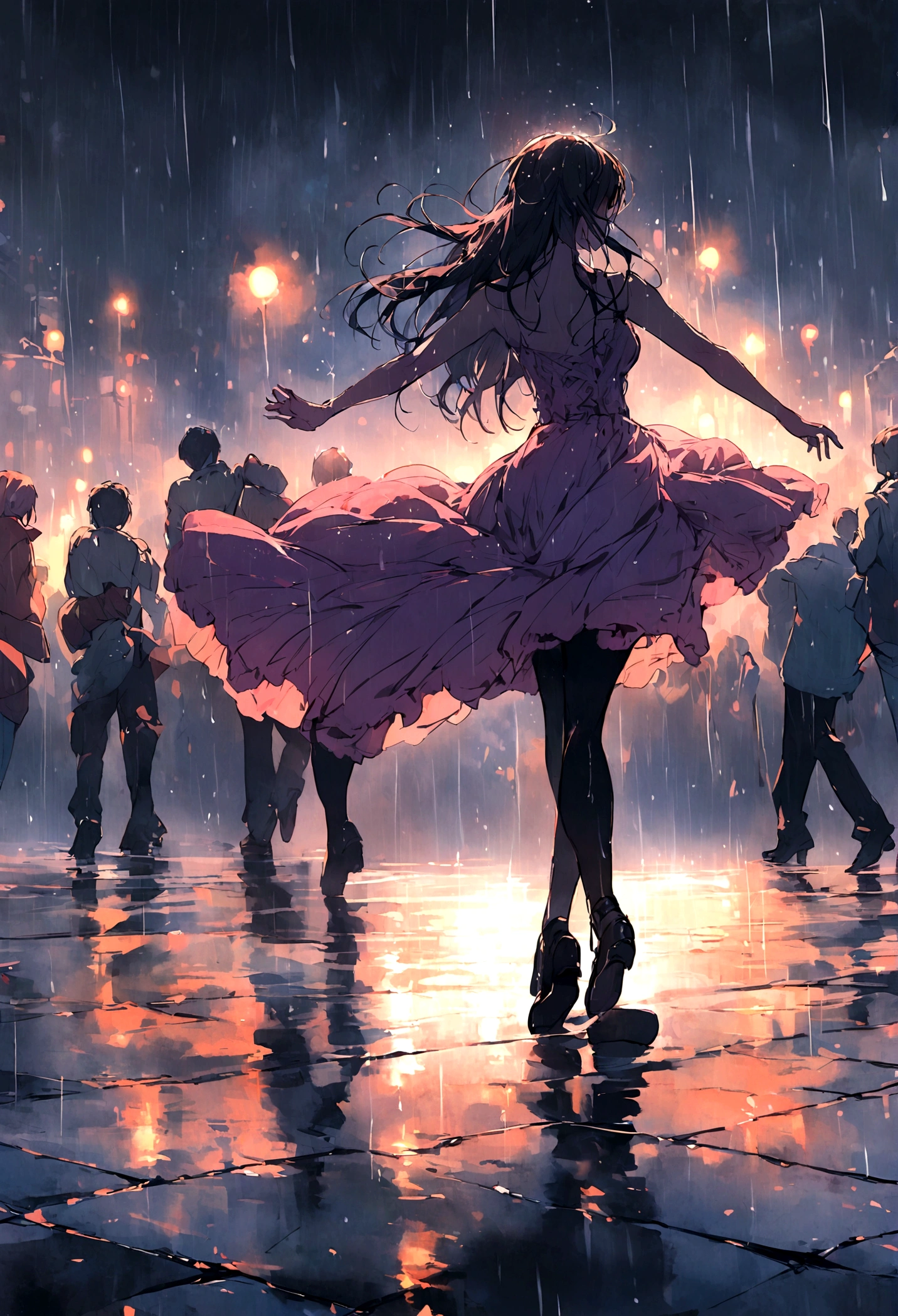 dancing in the rain