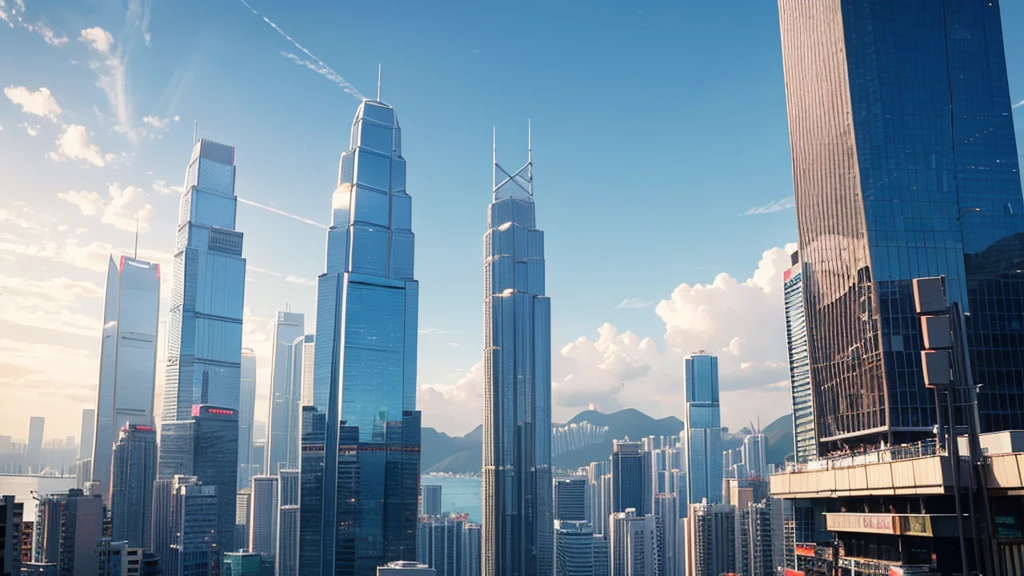 Against the backdrop of a city like Hong Kong with its skyscrapers、Depicts Hatsune Miku's journey through the labyrinth of doubt。She's fighting the shadows、Step by step towards a brighter future。A thunderous bass line rang out all around.、A scene that exudes hope and strength。