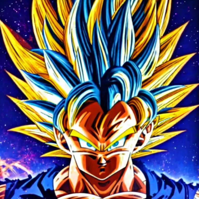 (masterpiece, best quality:1.2), 1 goku, solo