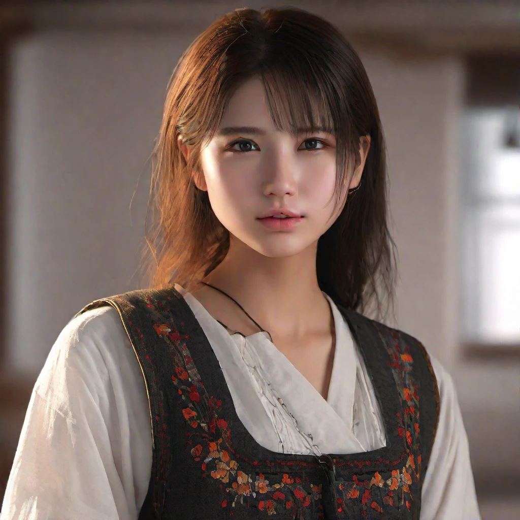 (highest quality, 8k, 32k, masterpiece), (Realistic), (Photorealistic:1.2), (High resolution), Very detailed, Very beautiful face and eyes, 1girl, Delicate body, (close, highest quality, Attention to detail, Rich skin detail), (highest quality, 8k), Very detailed, (Realistic, Realistic:1.37), Bright colors, (((Bust Shot))), (((Pure white wall background))), (((Look straight ahead)))