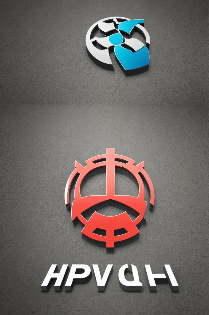 Logo con las iniciales HPV sencillo