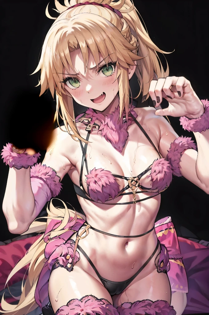 five_fingers,perfect_hand,complete_fingers,claw_pose,white_glove,