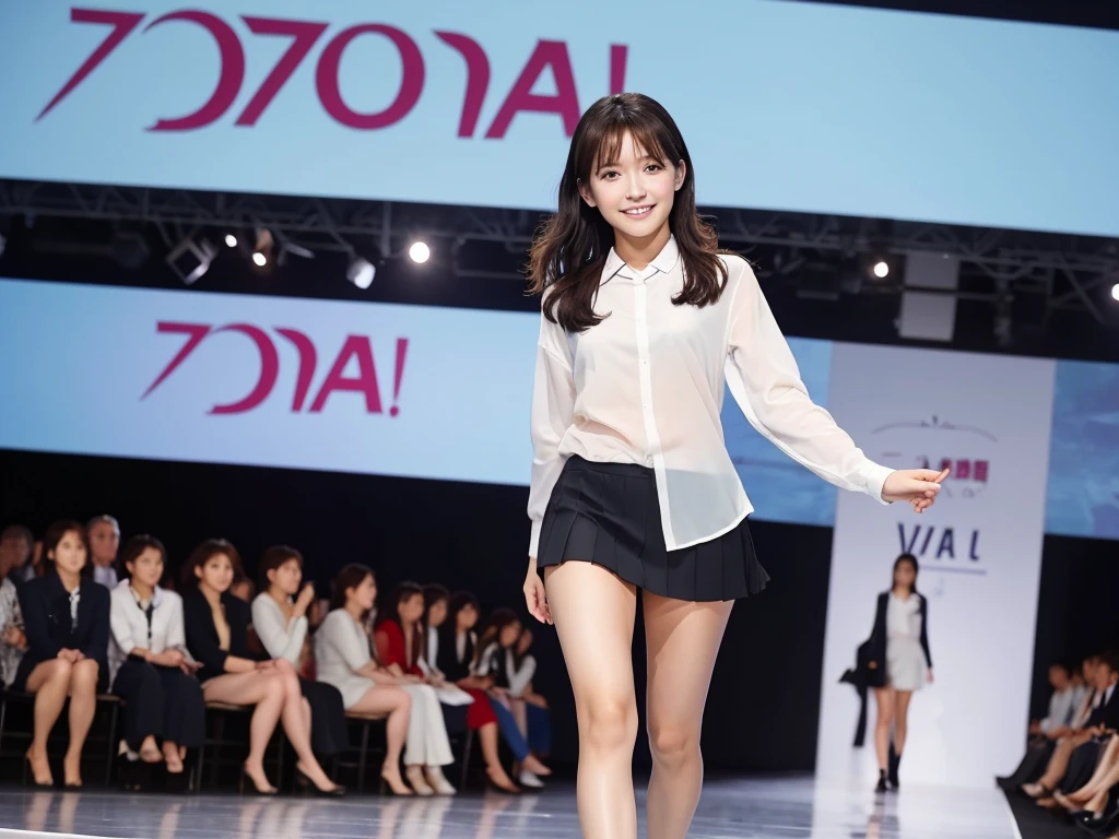 An extremely beautiful Japanese high school girl race queen who highlights her beautiful legs、Photographed walking down the runway at Wacoal's new underwear fashion show、She is an eternal idol who combines a clean look with modern charm.。 She creates such beauty。 She feels her own warmth。 She creates a warm atmosphere。 We create beauty。 That's what I want to say。 In her full body photo、The figure features porcelain-like skin and golden hair that radiates a soft glow.。 This is probably、It captured the essence of her timeless charm.、This is the best shot ever.。 Each straight line and curve is carefully expressed.、Breathtakingly beautiful with impeccable detail。 This piece perfectly captures her timeless beauty.。 Divine Proportions、Sharp focus、Full-body photo taken by Kishin Shinoyama、high quality、High resolution、More details