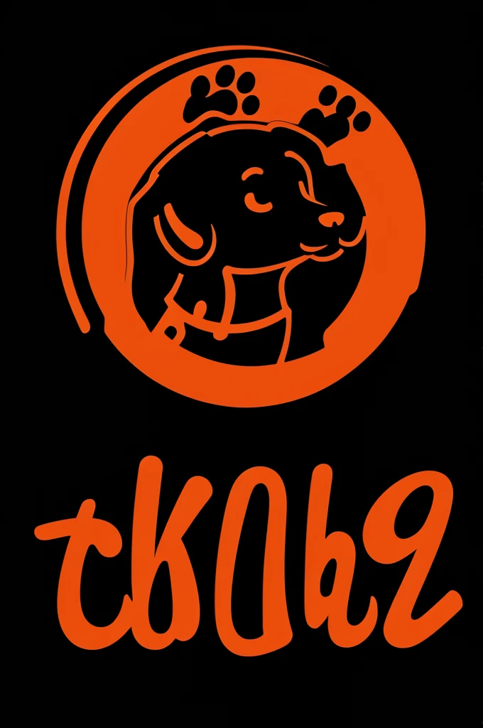 A today dog logo that says chorizo chuquisaqueño with a black background