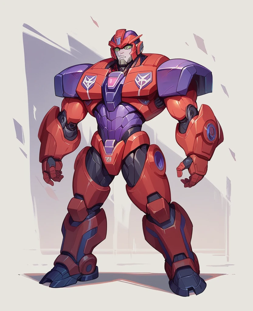 Transformers, red body colour, decepticon, full body,