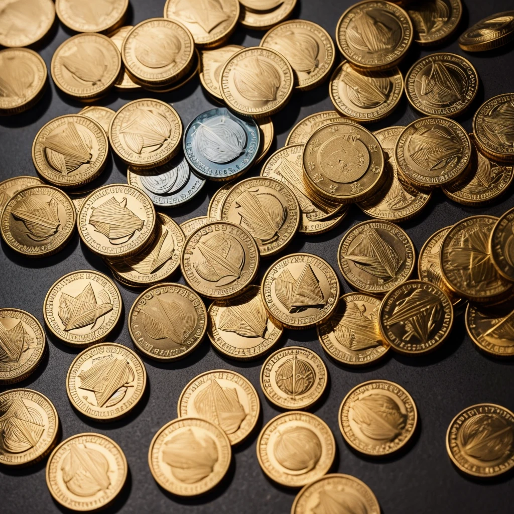 Metallic coins