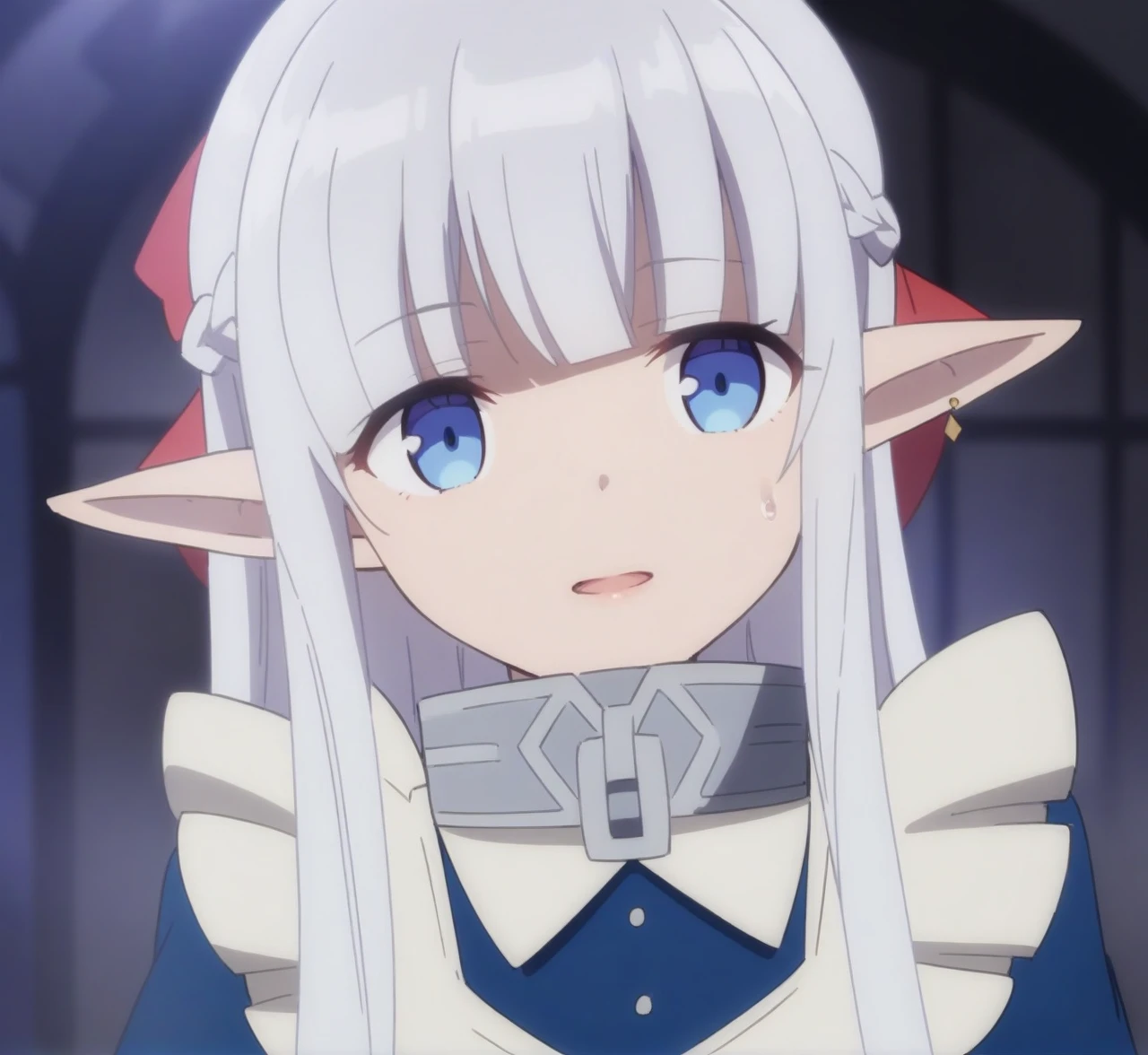 1girl, female focus, Nephelia,Maou no Ore ga Dorei Elf wo Yome ni Shitanda ga,very beautiful, best quality, very aesthetic, absurdres