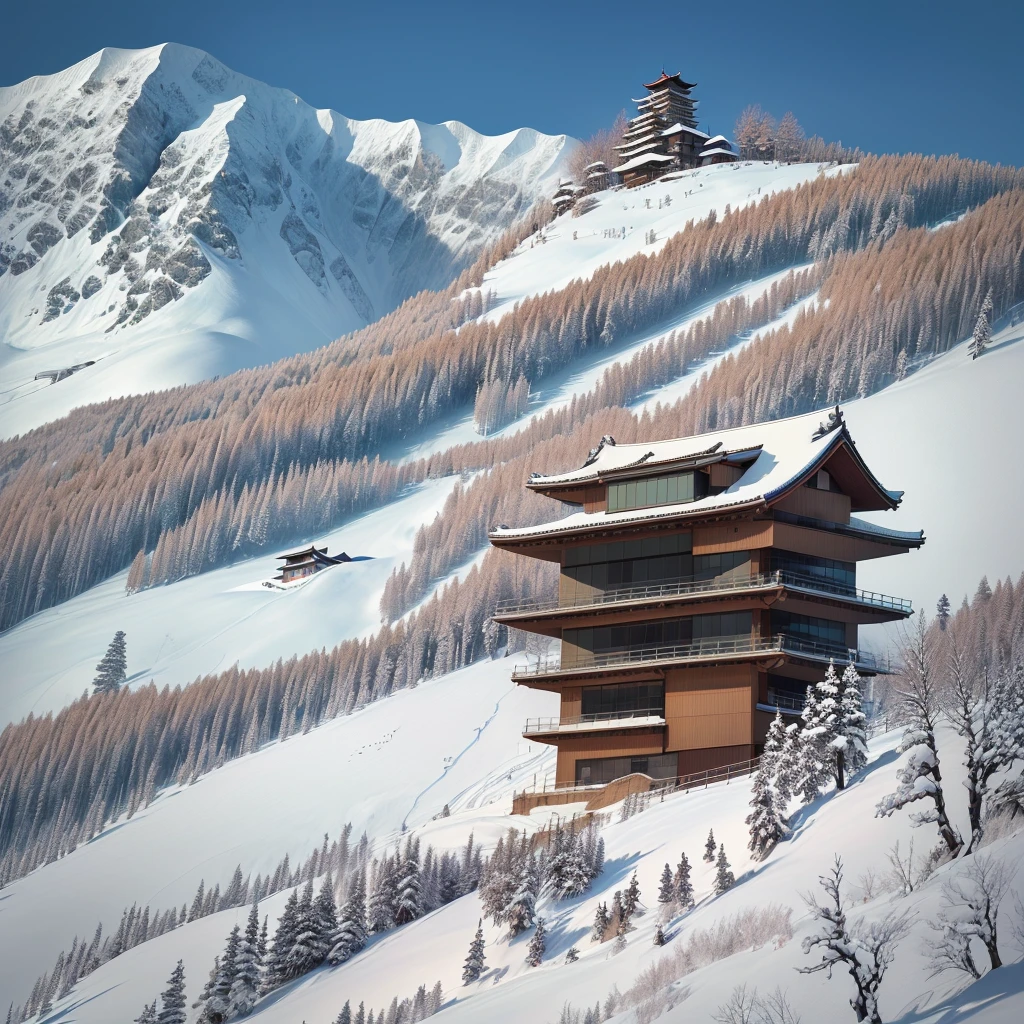 There is a building built on the slope of a mountain., The photo shows a large, Yudai Chiba, by Yasushi Sugiyama, Yoshifumi Ushima, 2 0 2 2 Photos, sui ishida, by Tadashi Nakayama, Photos taken in 2020, Jin Shan, Written by Wang Yi