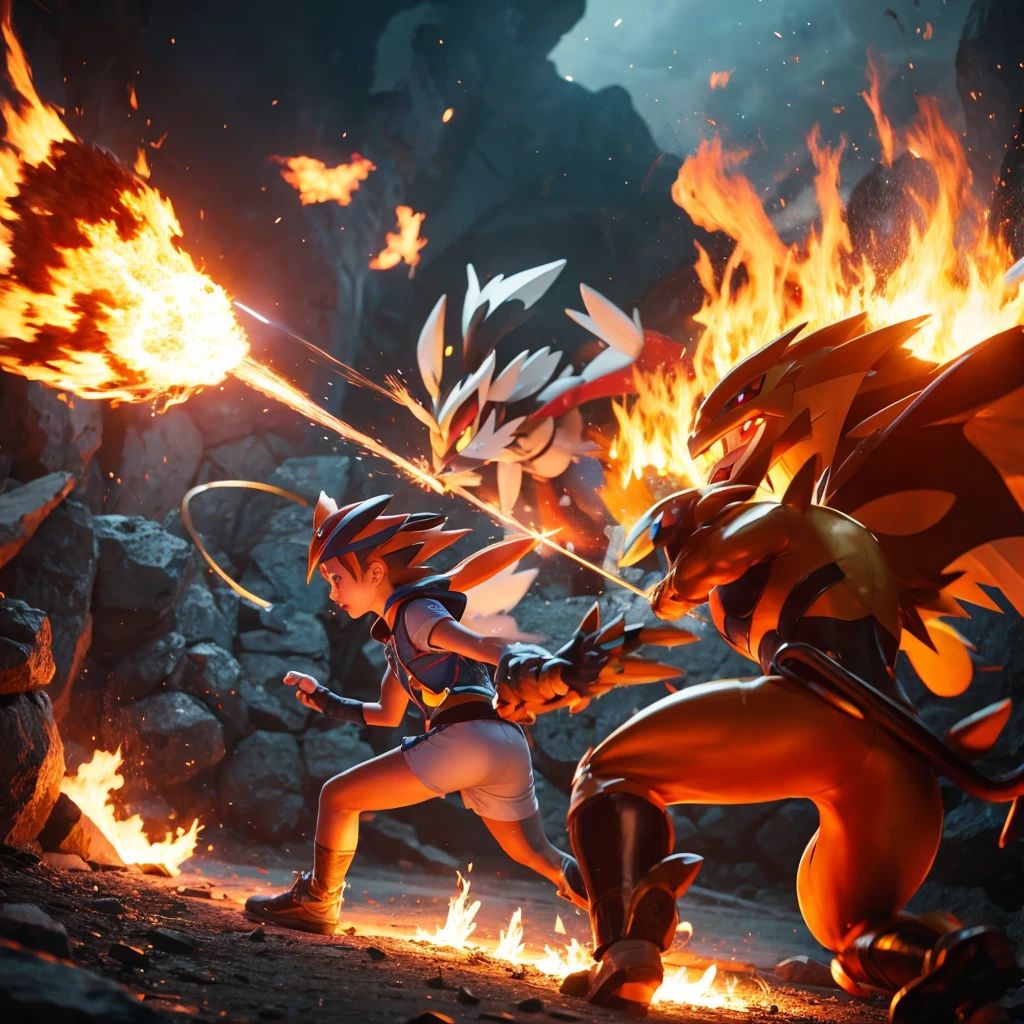 Pokemon Fire made metallic