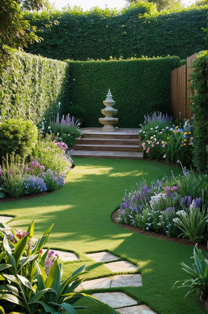 Crea un hada en un jardin