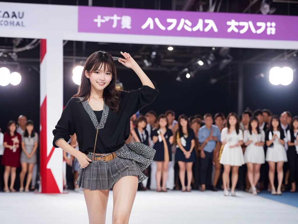 An extremely beautiful Japanese high school girl race queen who highlights her beautiful legs、Photographed walking down the runway at Wacoal&#39;s new underwear fashion show、She is an eternal idol who combines a clean look with modern charm.。 She creates such beauty。 She feels her own warmth。 She creates a warm atmosphere。 We create beauty。 That&#39;s what I want to say。 In her full body photo、The figure features porcelain-like skin and golden hair that radiates a soft glow.。 This is probably、It captured the essence of her timeless charm.、This is the best shot ever.。 Each straight line and curve is carefully expressed.、Breathtakingly beautiful with impeccable detail。 This piece perfectly captures her timeless beauty.。 Divine Proportions、Sharp focus、Full-body photo taken by Kishin Shinoyama、high quality、High resolution、More details
