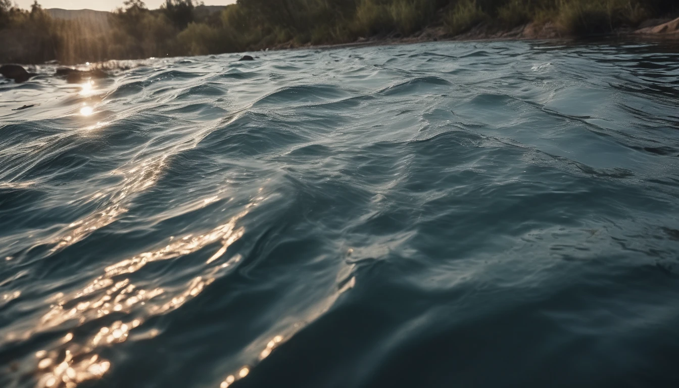 cinematic still Realistic Water Surface Overlay, emotional, harmonious, highly detailed, cinemascope, moody epic, gorgeous, texture, transparent, top down closeup