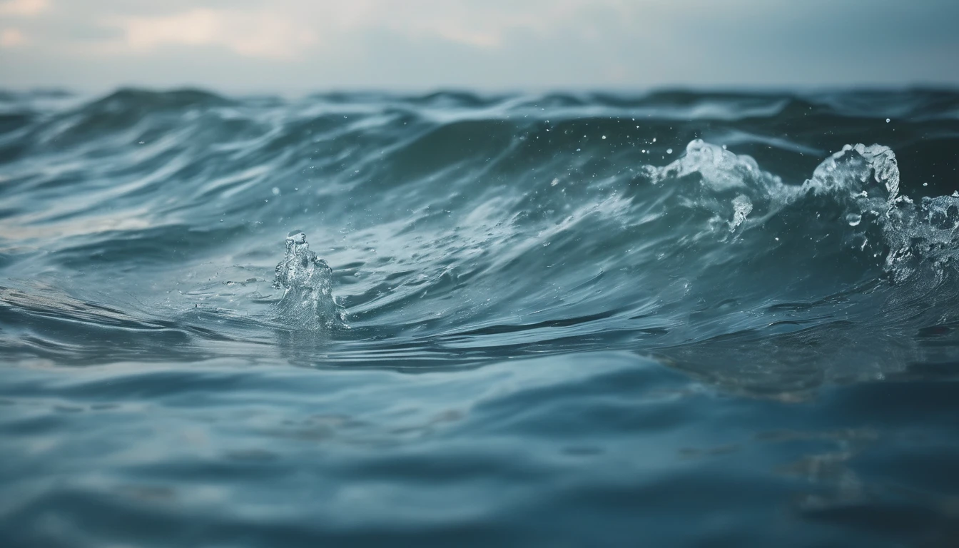 cinematic still Realistic Water Surface Overlay, emotional, harmonious, highly detailed, cinemascope, moody epic, gorgeous, texture, transparent, top down closeup