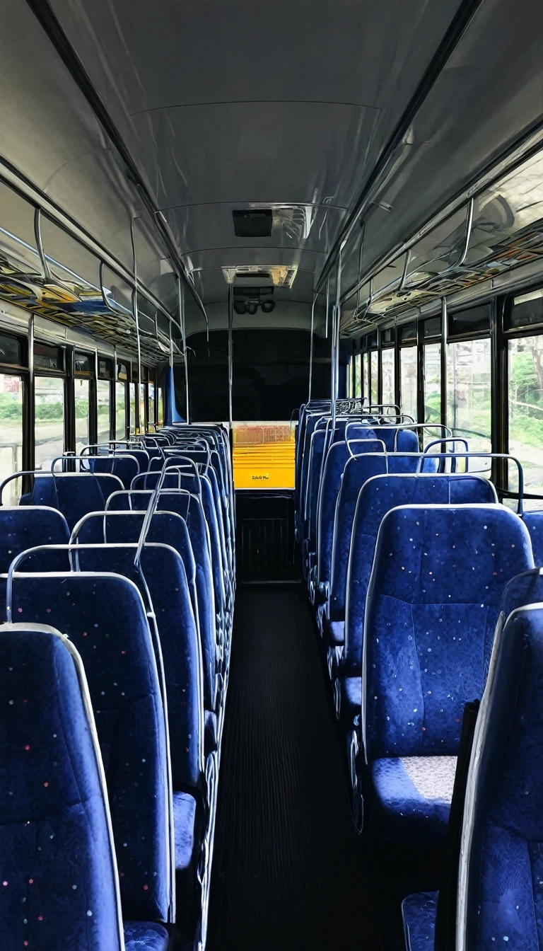 School is over、I was tired and got on the bus.、I was sitting in the back seat listening to music.。
