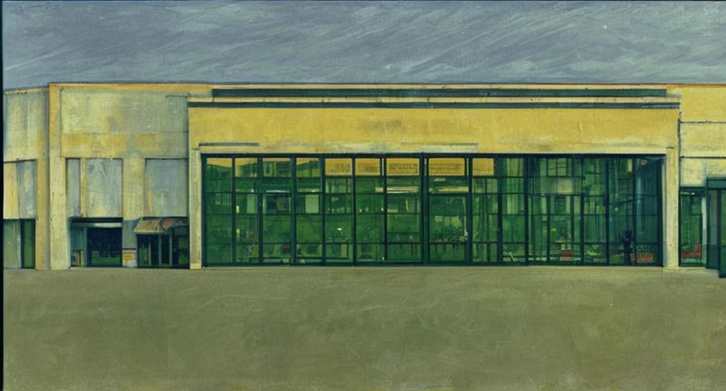 a supermarket front with large glass doors