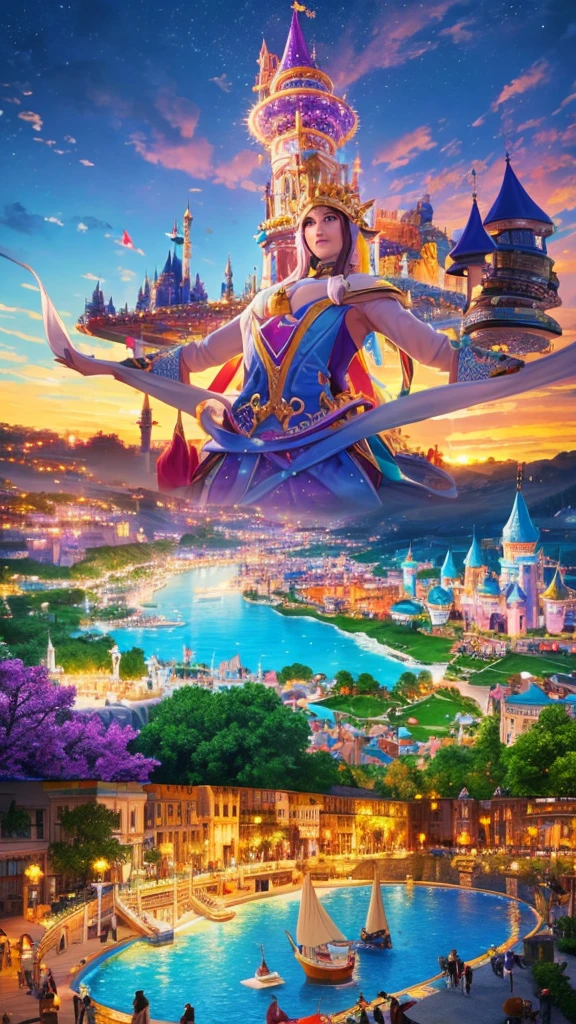 Images of a magical kingdom full of color and life, where the inhabitants have the gift of turning their dreams into reality through the Comuninatori.