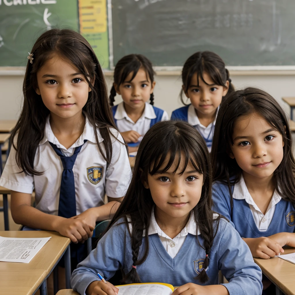 Children at school