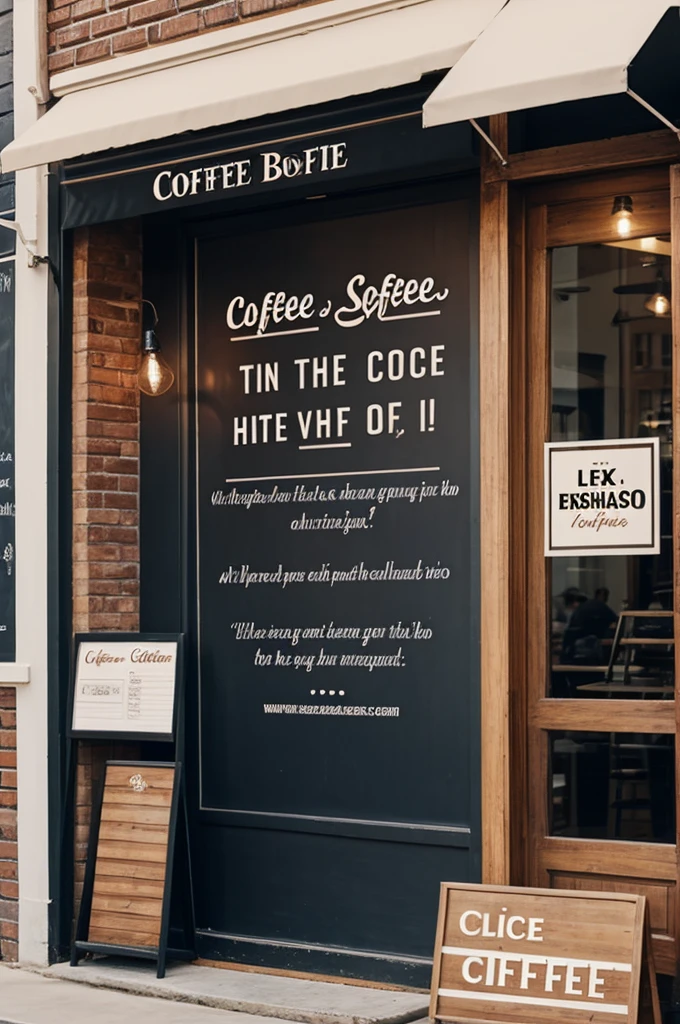 Generate an advertisement for a coffee shop