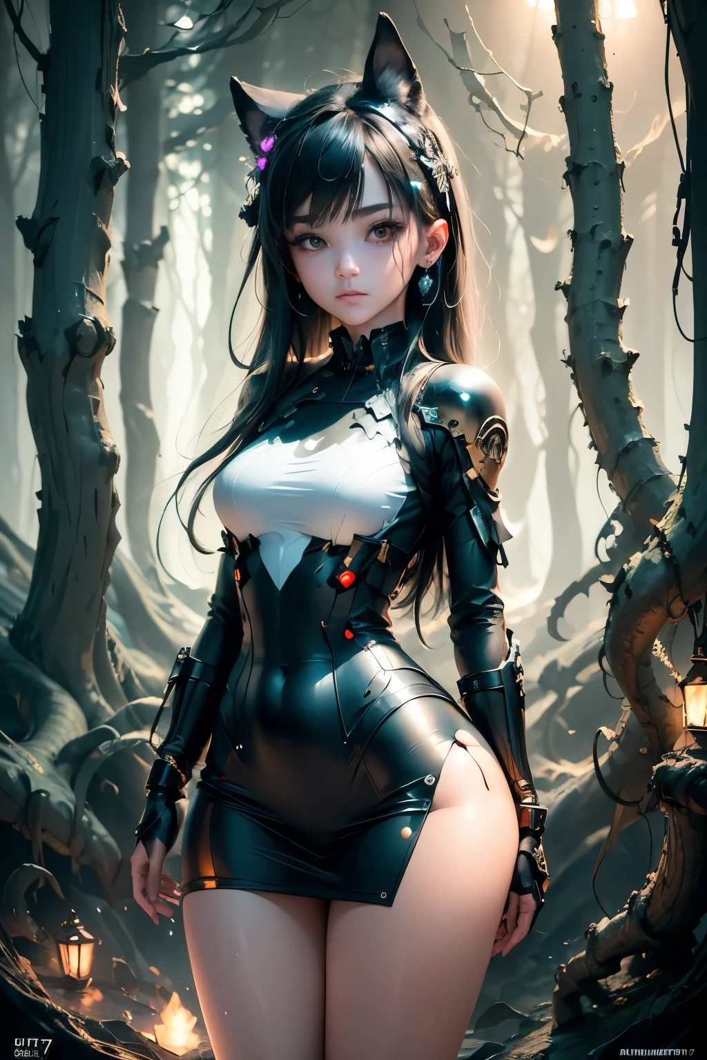 8k, ultra detailed, soft lighting, cartoon, best quality, trending on artstation,nice art,perfect art,nice detailed art,nice detailed body,nice detailed face,best quality, 8k, best quality, ultra-detailed , 8K, HD, a 13 years old teenage girl.papar girl,paper dress,looking the camera,atmospheric cinematic lighting,ink eyes [ paper body ] atmospheric artwork, detailed 4k 
full body,dark forest background, 8k,masterpiece,score_9,score_8,score_7,score_8_up,score_7_up,score_6_up,cartoon, best quality, 