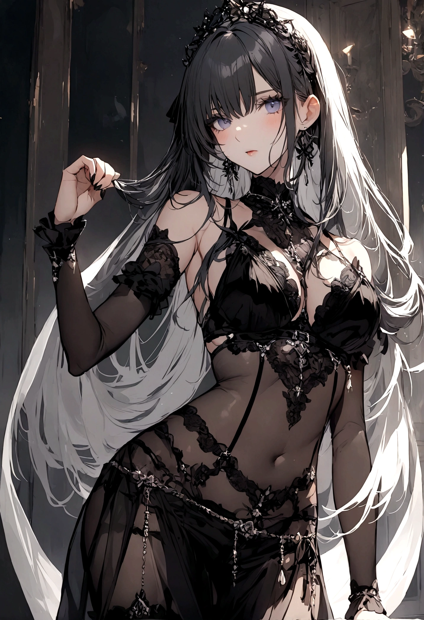 Stunningly beautiful perfect girl bdsm lingerie