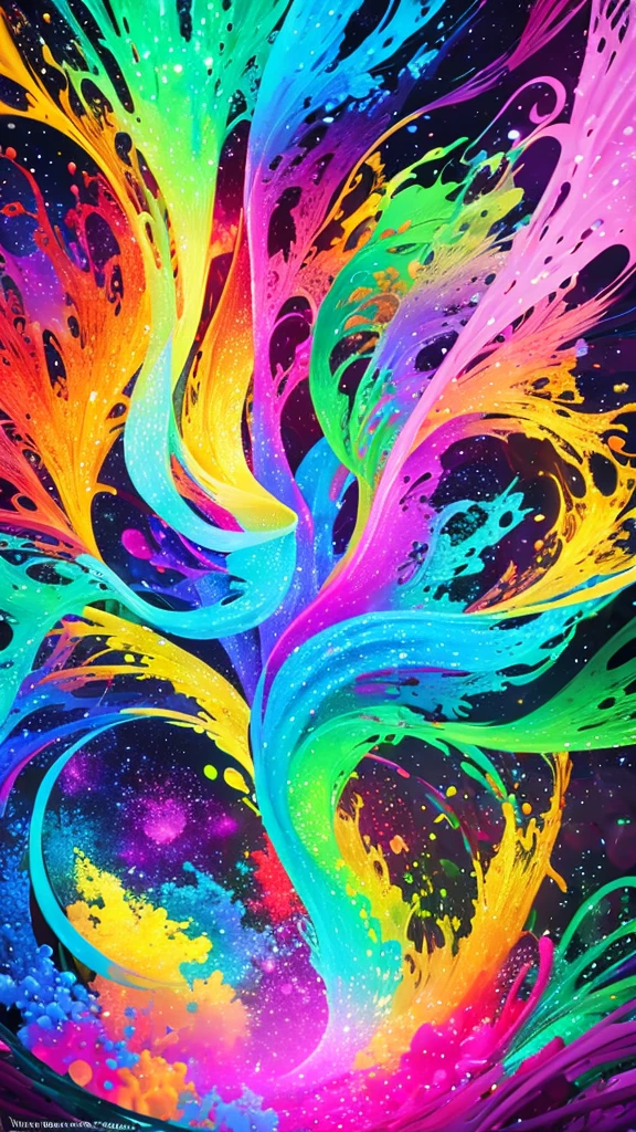 Reino magico lleno de color y vida fantasia