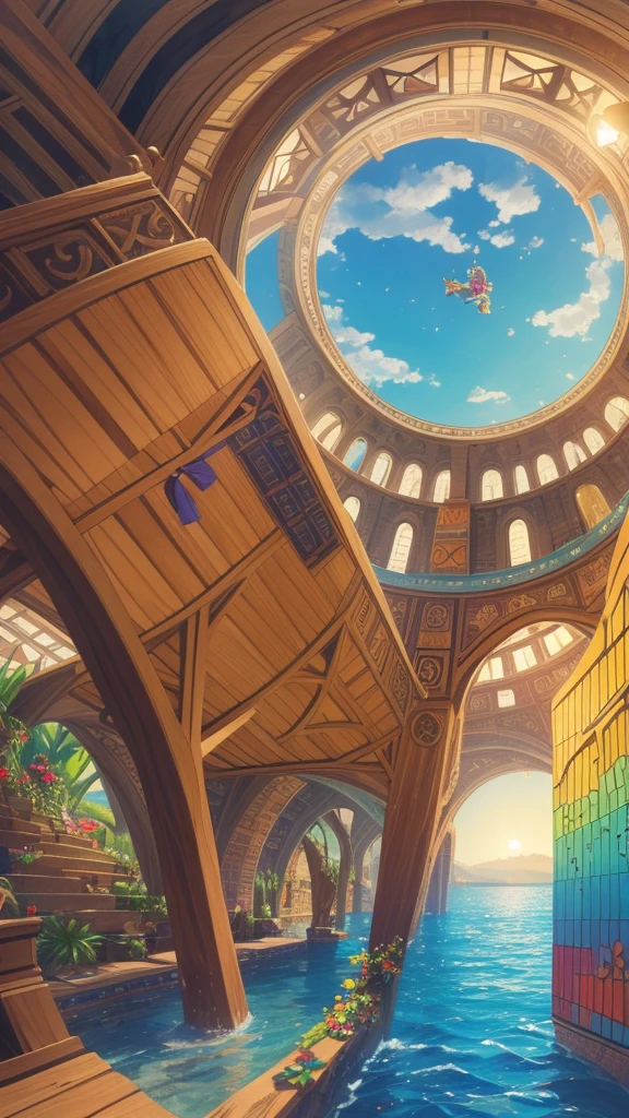 Images of a magical kingdom full of color and life, where the inhabitants have the gift of turning their dreams into reality through the Comuninatori.