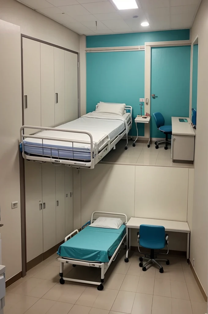Un cuarto de un hospital