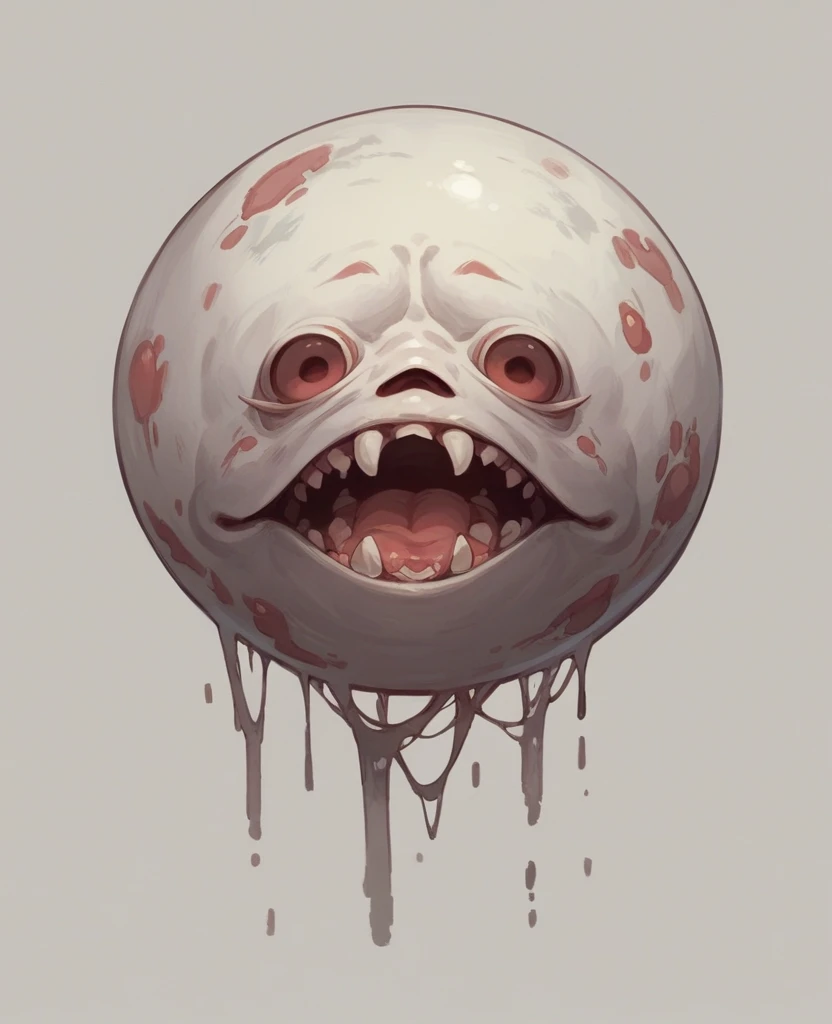 A horror show in a white space