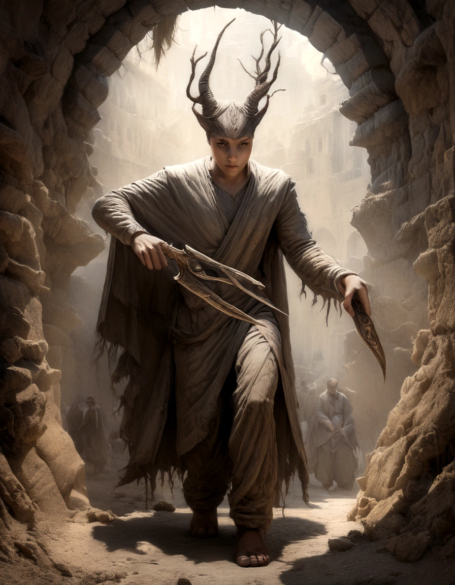 Best quality, Masterpiece, Ultra-high resolution, (photograph realistic:1.4), surrealism, Dream-like,fusionart, Shadowdancer, shadow magic, darkness control, stealth, shadowstep, umbral spells, hidden blade,