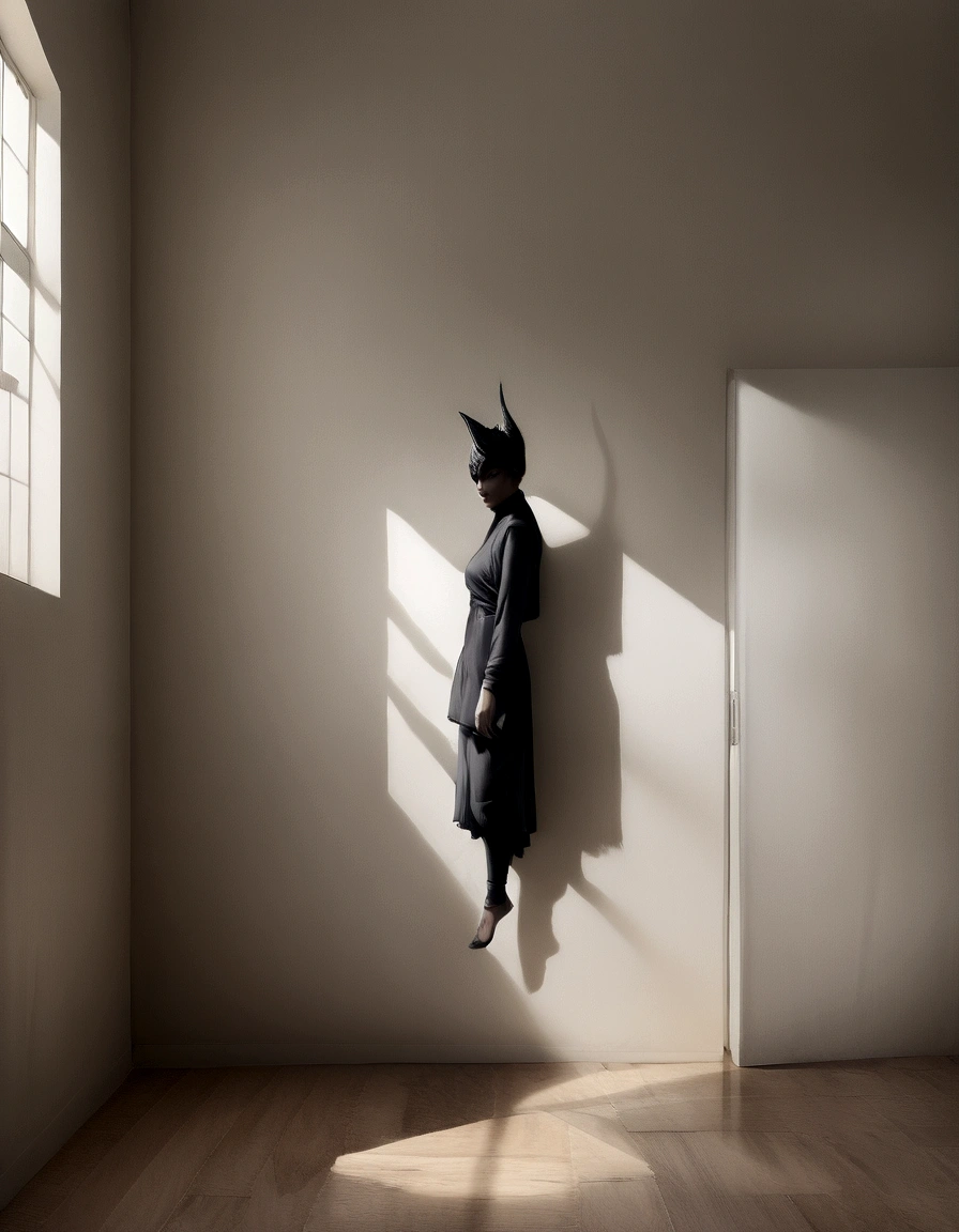 Best quality, Masterpiece, Ultra-high resolution, (photograph realistic:1.4), surrealism, Dream-like,fusionart, Shadowdancer, shadow magic, darkness control, stealth, shadowstep, umbral spells, hidden blade,
