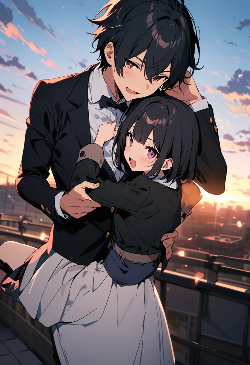 Carry a on one's shoulders、((Cool Father:1.3)),((muscle))、Upper Body、(tall)masterpiece, highest quality, Illustration of the novel, High resolution,A special day to express gratitude to one's father、Father's Day is approaching。Warm Father、Strict father、Let's all draw a superhero dad、Give a gift to your dad。Wishing all fathers around the world a Happy Father's Day