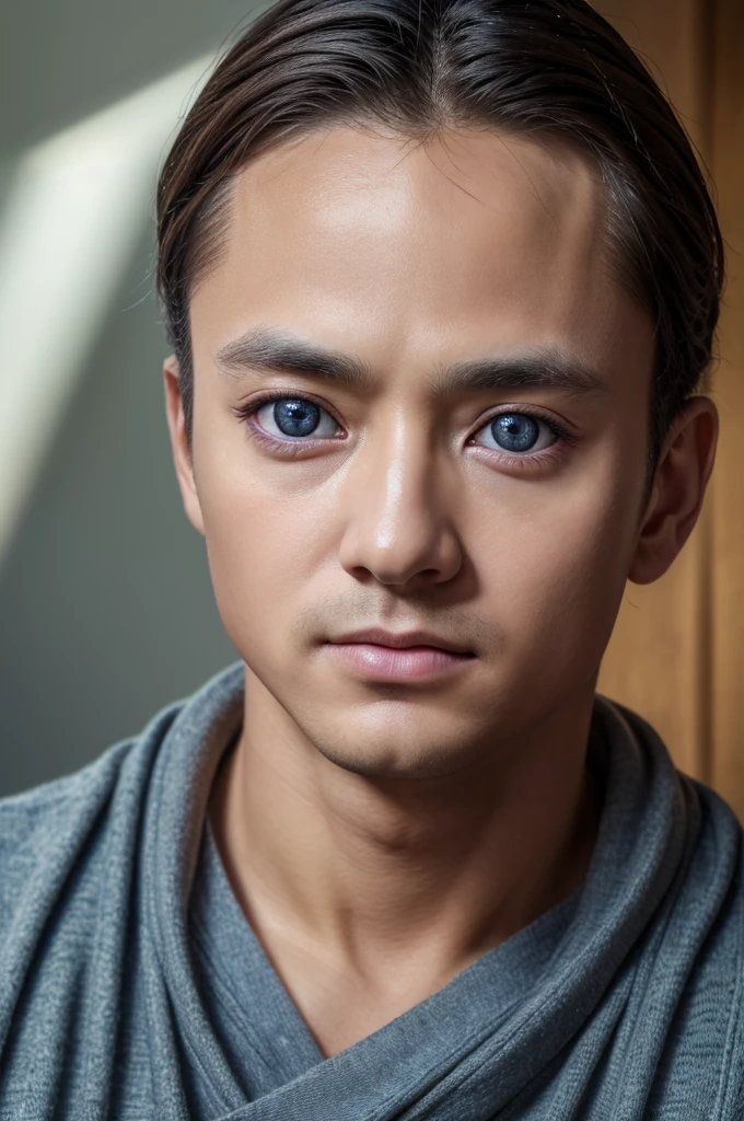 (8K、RAWE Photo、highest quality、masterpiece:1.2)、(Real、Photorealistic:1.37)、Super detailed、Ultra-high resolution、1 male、Only one eye、Big eyes、