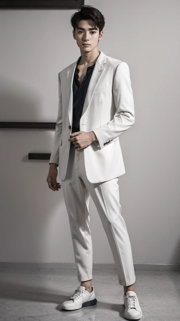 front,Stand up straight,Male Model,Only wear,Height 185cm,White background