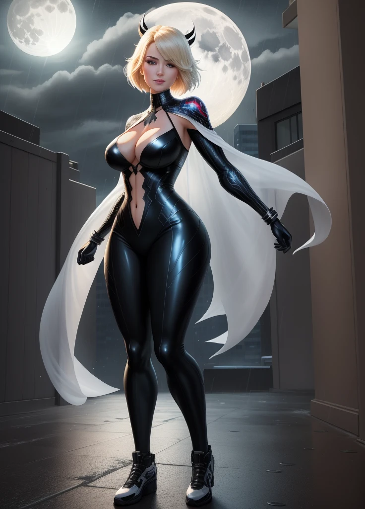 realistic woman, blonde medium hair, beautiful detailed eyes, beautiful detailed lips, extremely detailed face, slender, latex suit, zombie apocalypse, dark moody lighting, cinematic, dramatic, highly detailed, 8K, photorealistic, dramatic lighting, hyper detailed, intricate details, stunning composition, masterpiece, (best quality, 8k, ultra-detailed, extremely detailed, photorealistic, hyper realistic:1.2), dynamic pose, moody atmosphere, dark and gritty, suspenseful, cinematic lighting, intense atmosphere