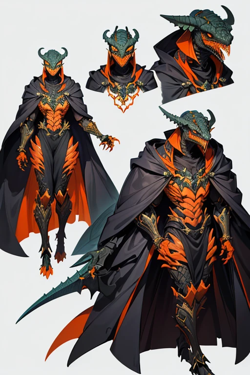 Absurdres, very detailed features, very detailed character, very detailed scene
1character, evil, biomechanic humanoid reptilian, sadist, lord, monster, green scales, 3 orange eyes, laughing 