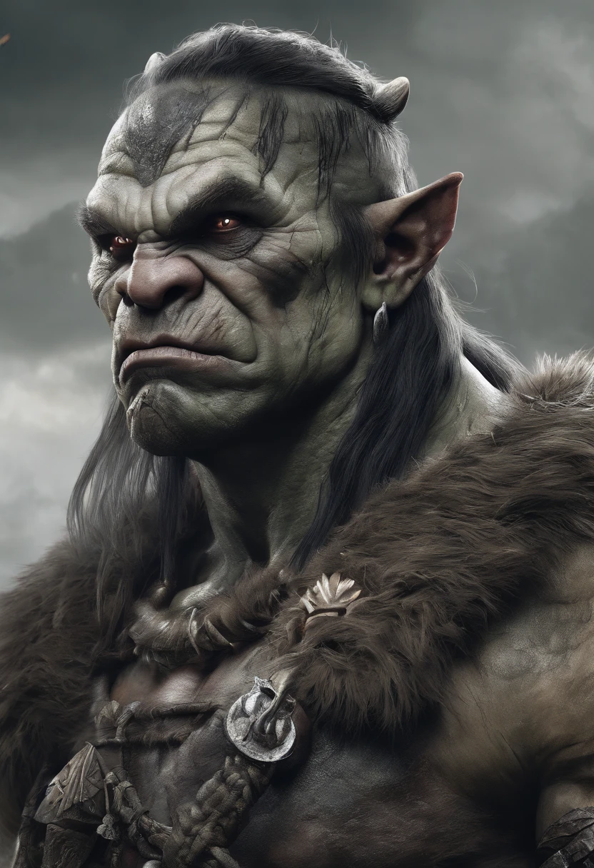 best quality,masterpiece,Ultra-high resolution,(photoactual:1.4),orc世界遊戲,Cinematic effects,Lean,Fierce,orc,tribe,Competition