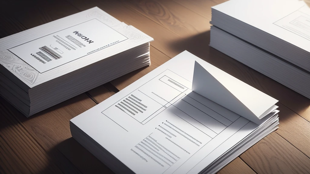 intricate detailed employment advertisement cards,elegant professional office supplies, high quality paper textures, formal corporate branding, clean minimalist layout, subtle security stamp icon, eye-catching typography, soft warm lighting, photorealistic rendering, 8k resolution, (best quality,4k,8k,highres,masterpiece:1.2),ultra-detailed,(realistic,photorealistic,photo-realistic:1.37)