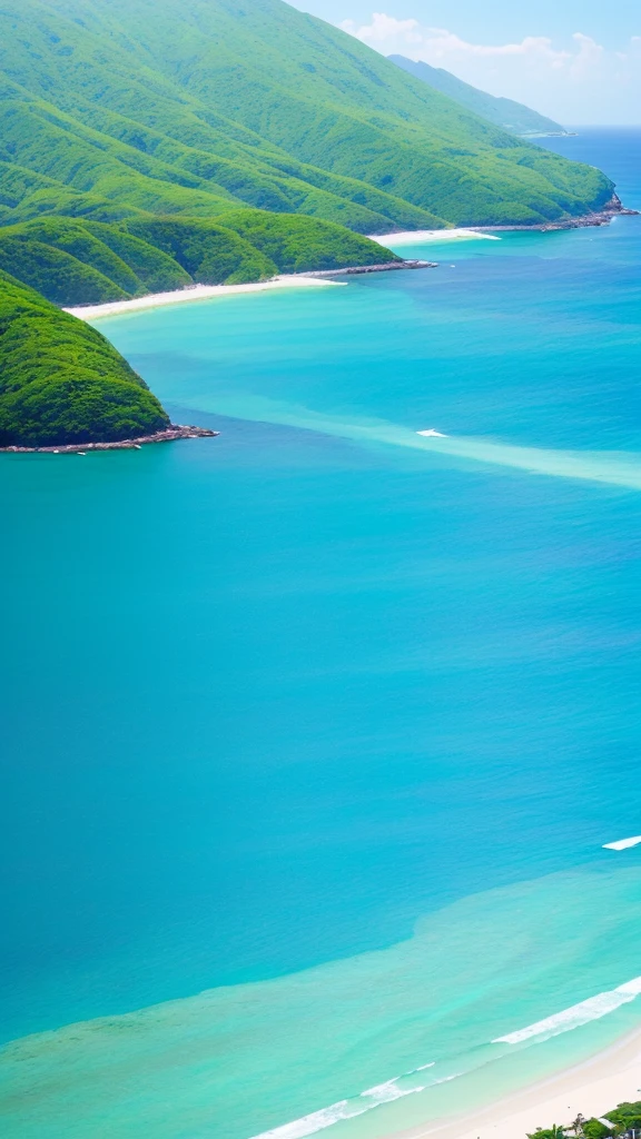 (best quality:1.4),(Best results:1.4),(Ultra-clear picture quality:1.4),(Ultra-sharp details:1.2),夏至Ocean报,summer,highway,Ocean