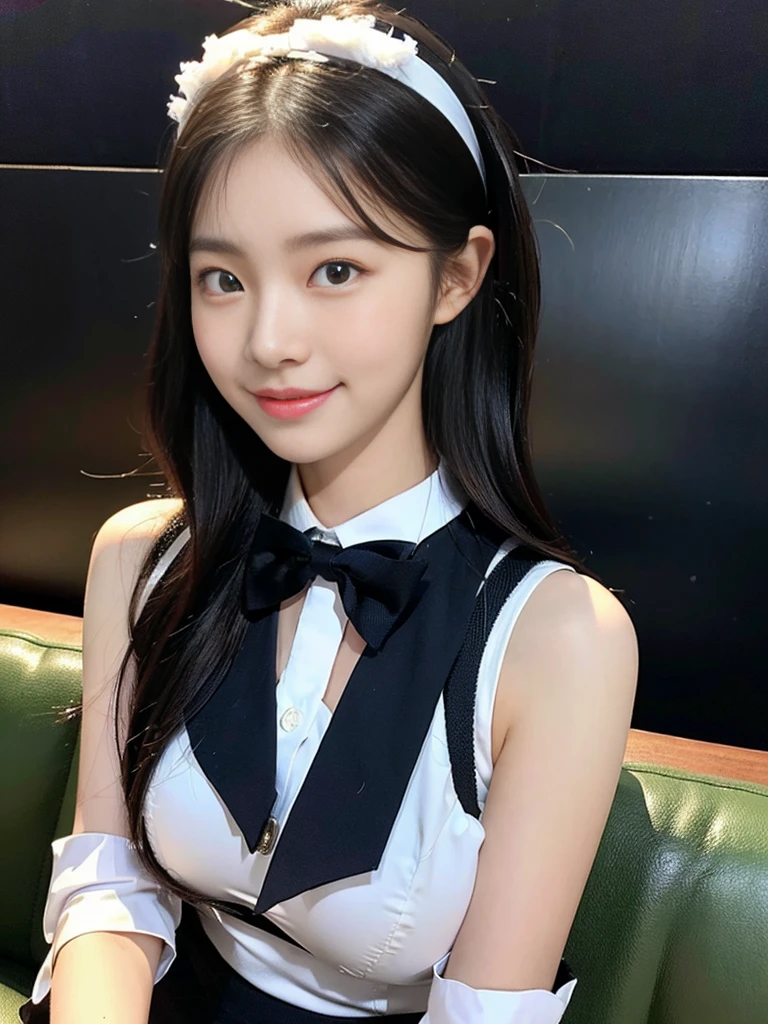 (Super cute Korean high school girl looks into the camera:1.2)(grin,Smile)(Beautiful Sweat:1.1)(16k, RAW Photos, highest quality, masterpiece: 1.2),(Beautiful black hair with cat ears) Super detailed, Super Resolution, (Genuine, Genuine photos: 1.37), Portraiture, High-resolution RAW color photos, Professional photos, Very detailed, 8k wallpaper, Very detailed CG Unity 8k wallpaper, Very detailed beautiful girls, Very detailed faces, ((whole body)), beautiful woman, Huge breasts,(huge boobs:1.1) (Big Boobs:1.1), Beauty college student (A tight, girly, navy sleeveless with ribbon.),high school girl, Korean Girls,(K-POP Female Idols), (Idol-class beauty)(Beautiful high school girl:1.1)(A library filled with books)(18-year-old)(Stylish school uniform-style outfit:1.1)(Group photo:1.1)(:1.0)(NSFW)