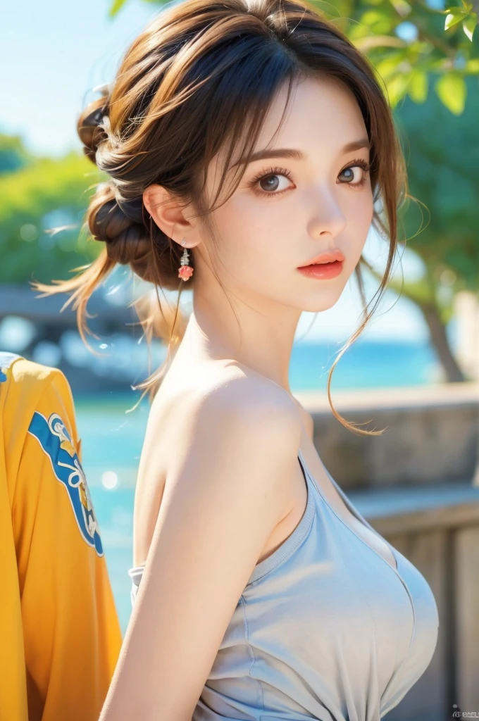 Although her face is round,But it doesn't look fat at all,She has the sweetness and cuteness of a girl,There is also a cold and domineering aura unique to the royal sister