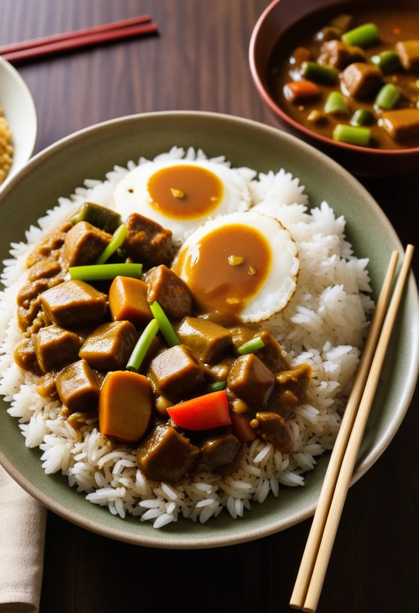 Homemade Japanese curry rice