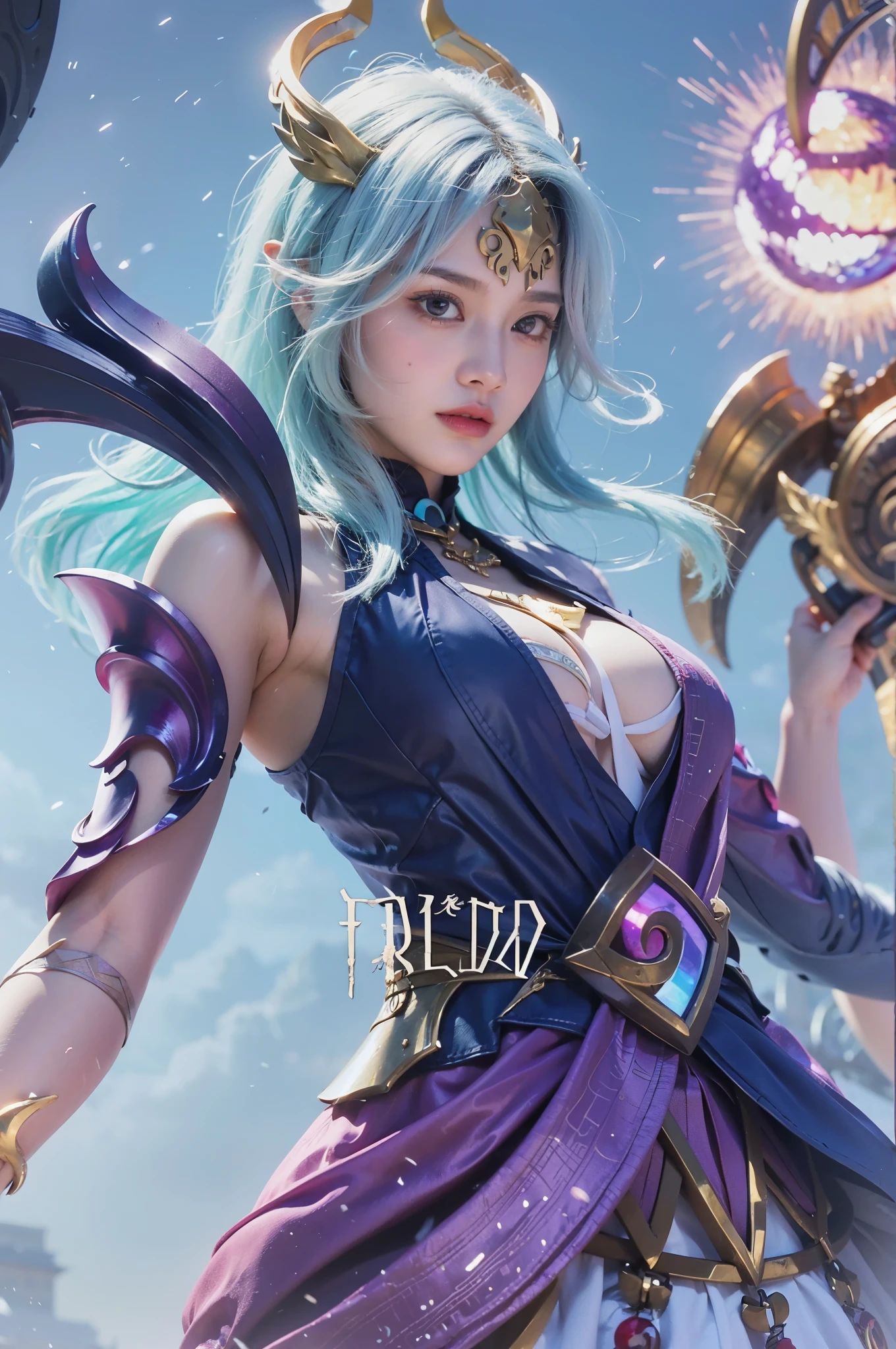 a close up of a 4 girls  ,pink hair , big booobs ,  shadowbringers cinematic, 4 k detail fantasy, a beautiful fantasy empress, game cg, xianxia fantasy, xianxia hero, 2. 5 d cgi anime fantasy artwork, cinematic goddess close shot, ruan jia and artgerm, wow 4 k detail fantasy, hyperdetailed fantasy character