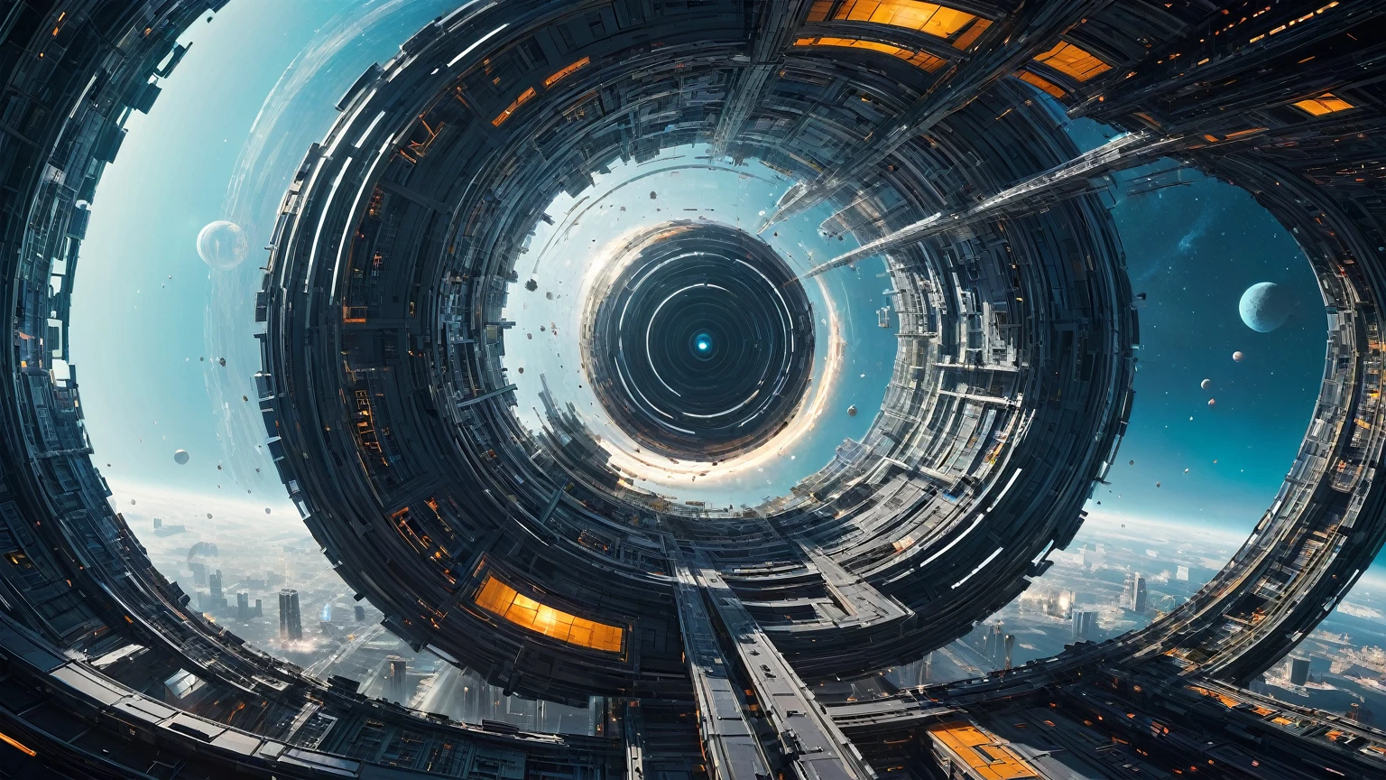 brightly colored abstract image of a space station with a spiral, epic beautiful space scifi, chaotic cinematic space rift, greg beeple, planets colliding, beeple and tim hildebrandt, beeple and jean giraud, end of the universe, galaxy space sci-fi, ringworld, by Mike "Beeple" Winkelmann. Matrix style, (((((Matrix cascading code))))), (((((a futuristic twin tower skyscraper with a unique twisted design))))), (((((OLED GUI interfaces in the building))))), at night, (((((1girl, solo))))), photo realistic, (((large-breast:1.2 slim body, cleavage))), (((off broken mini sling-shirt and black sling bra, extreamly short pleated miniskirt exposing panty))), (((((running pose))))), (((((matrix style black sunglasses))))), ((((((((((aiming with a short gun)))))))))), (((((looking at camera))))), (((very low view))), (((((half-body thigh level medium shot))))), (((cinematic lighting))).