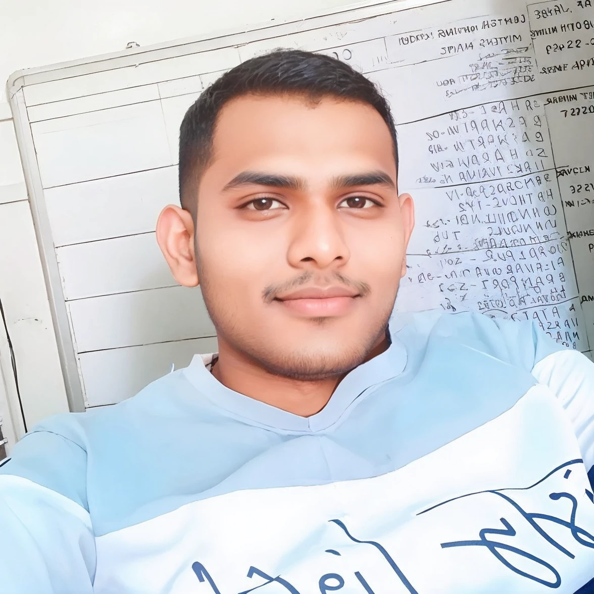 21 years old indian boy with fair skin wearing spectacles and narrow body posing for a linkdin picture in formals 