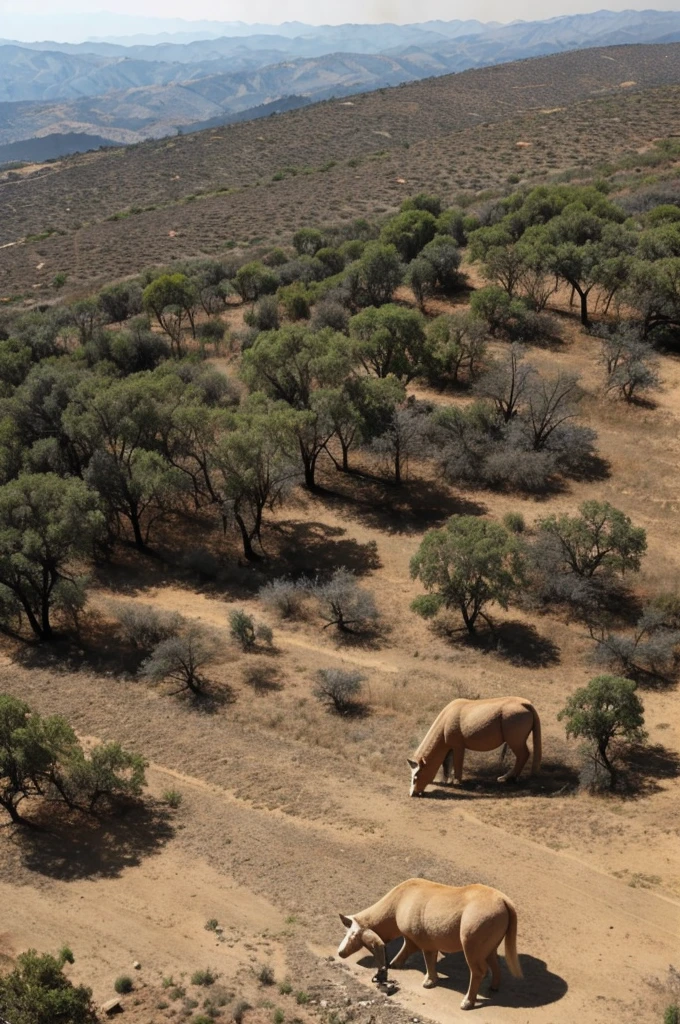 Madre tierra contamina por los incendios llorando y pidiendo ayuda para salvar a los animales 