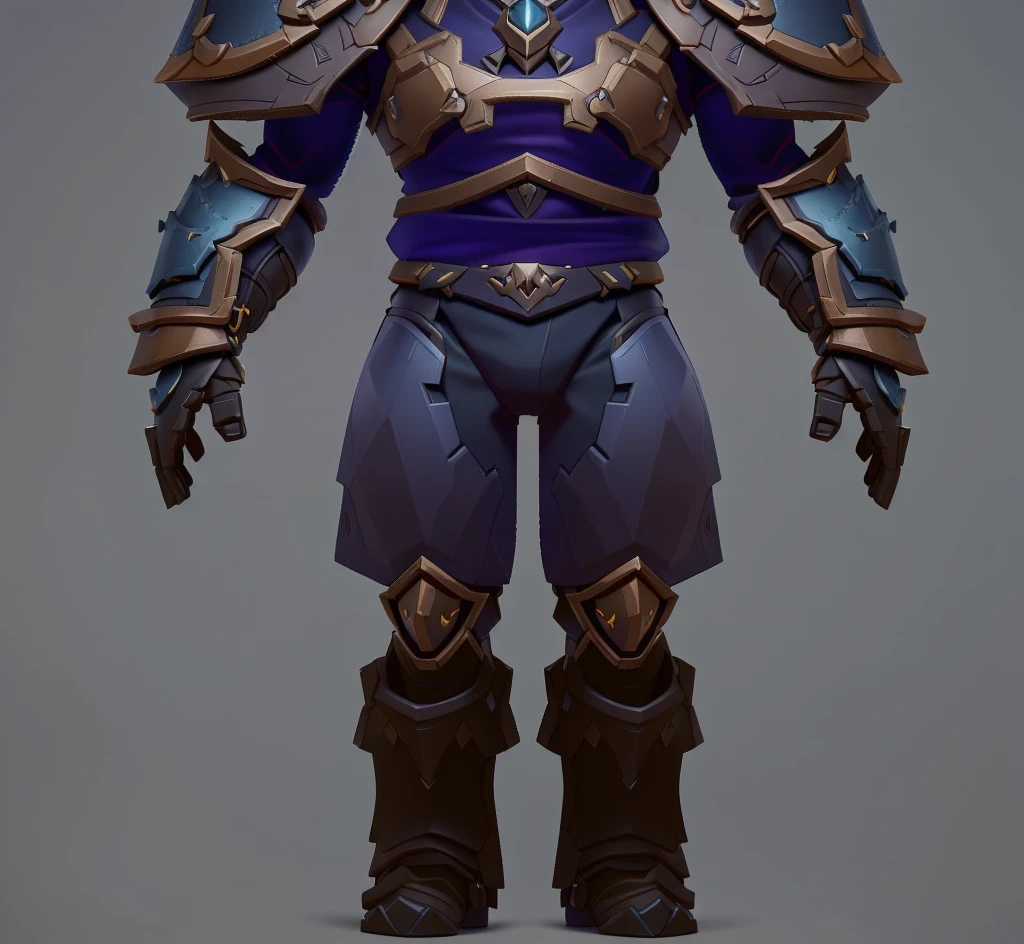 Close-up of a cartoon character of a man wearing armor, dark blue segmented armor, epic Paladin Armor, World of Warcraft Armor, a human Male Paladin, Paladin Armor, navy Blue Armor, dark Blue leather armor, Blue Armor, symmetric armor, Male Paladin, Moon Themed Clothing, Blue leather armor, blacksmith outfit，3D Character Art，Ashe，2。5 D CGI Anime Fantasy Artwork，CGScosiety，Close-up characters，As seen on the Art Station